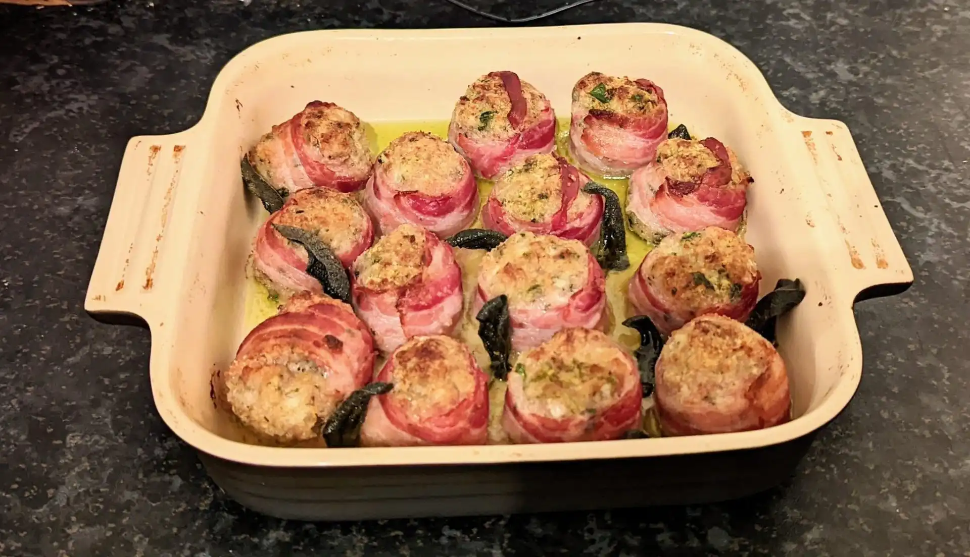 Italian-inspired stuffing balls | Munching Matilda